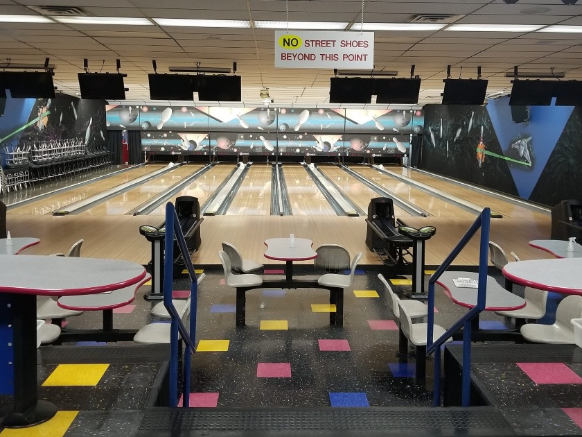 Picture of a bowling alley