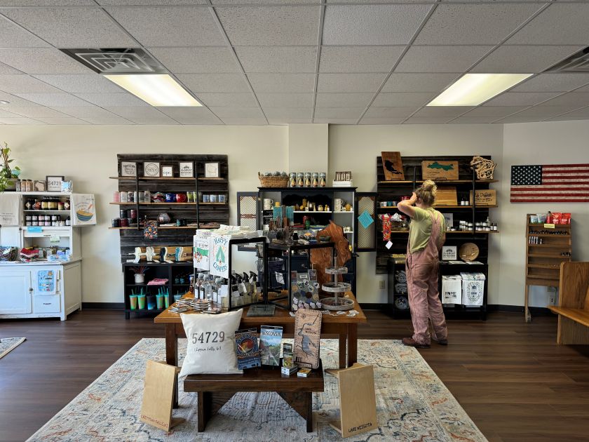 the-chippewa-store inside clothing racks
