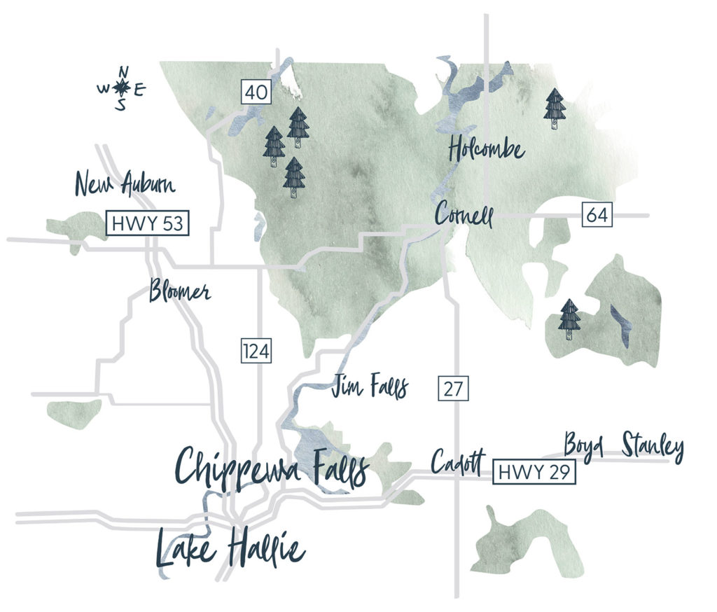 Go Chippewa Falls Map