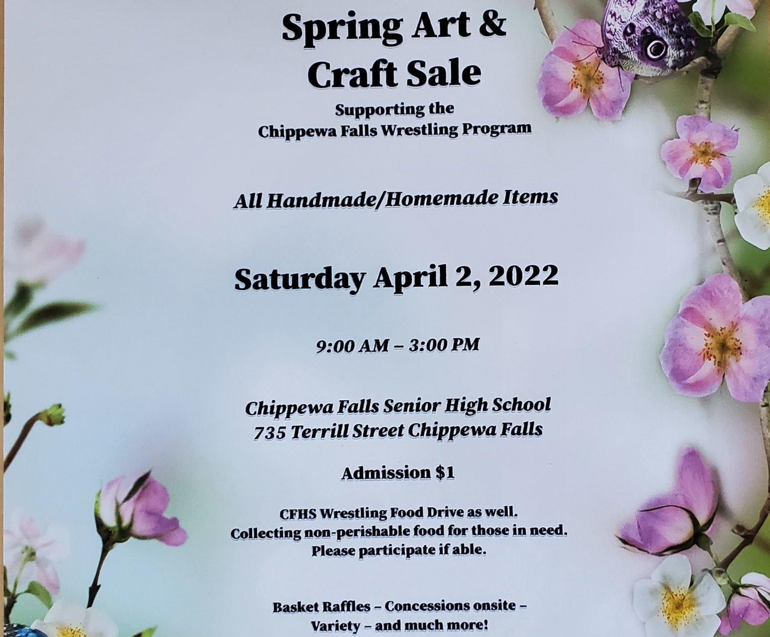 37th Annual Spring Art and Craft Sale GO Chippewa County Wisconsin