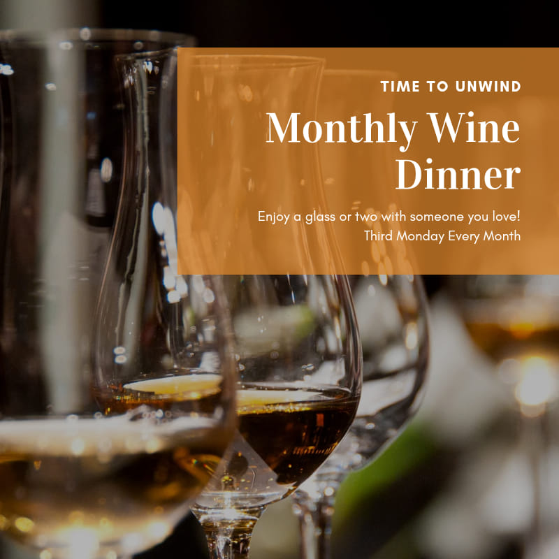 February Wine Dinner at The Willow » GO Chippewa County Wisconsin