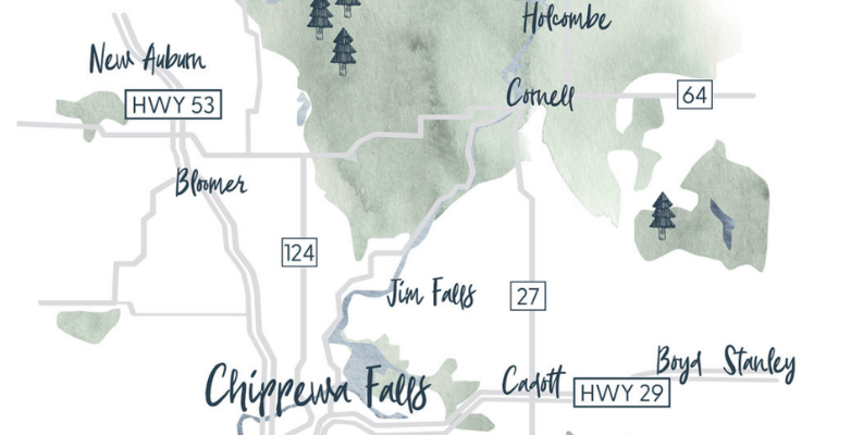 Communities in Chippewa County