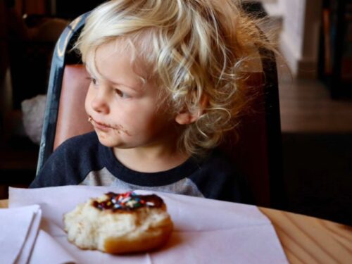 Boy with Donut