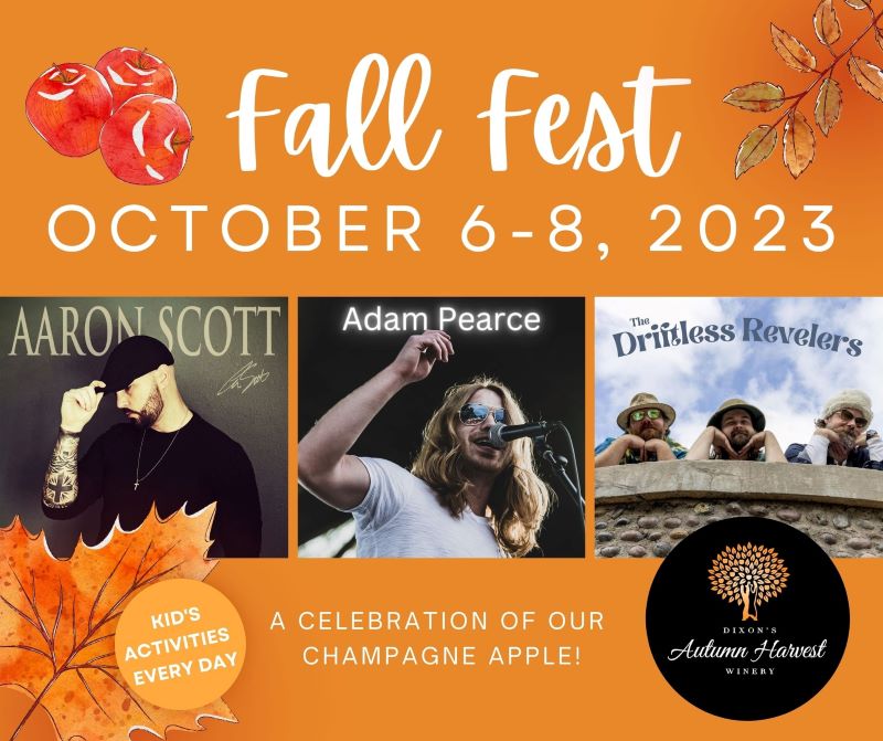 Fall Fest at Dixon s Autumn Harvest Winery GO Chippewa County