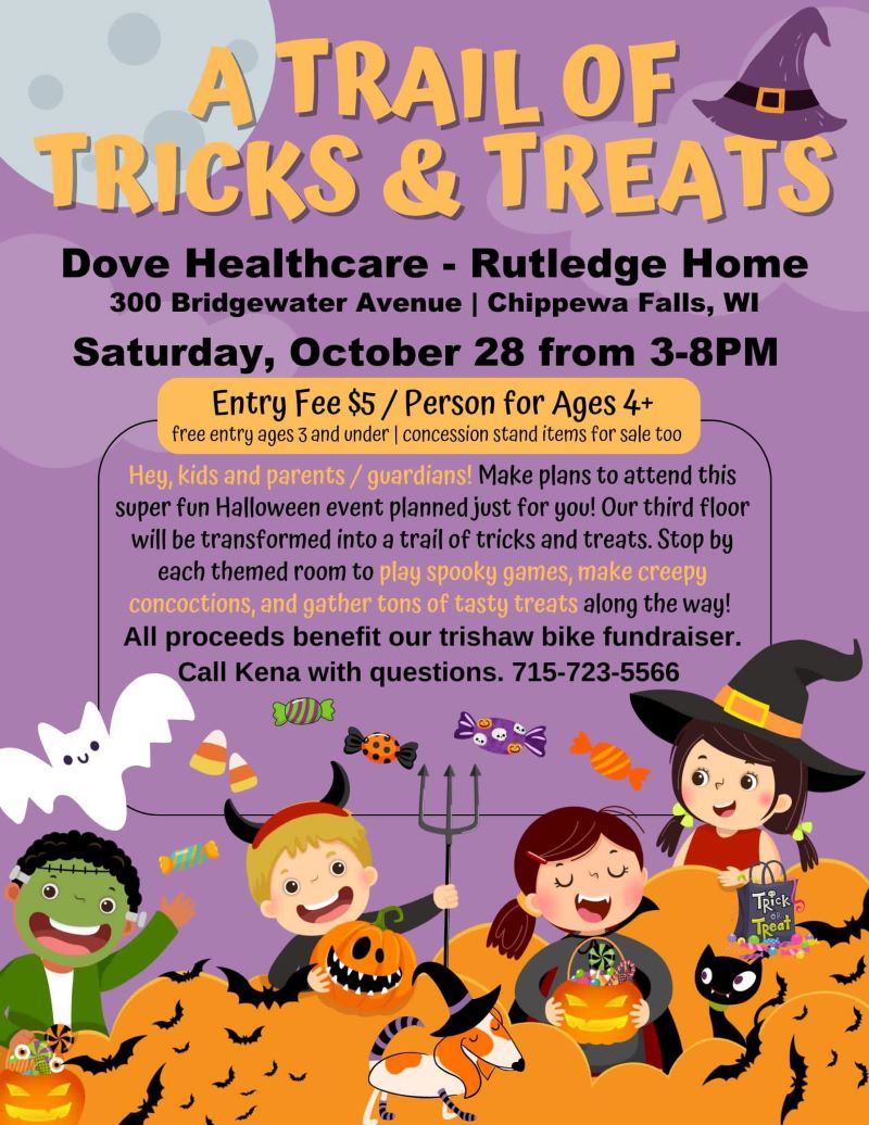 Trail of Tricks Treats at Dove Healthcare GO Chippewa County