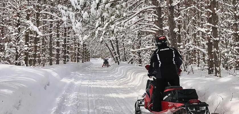 Snowmobiling in Chippewa County