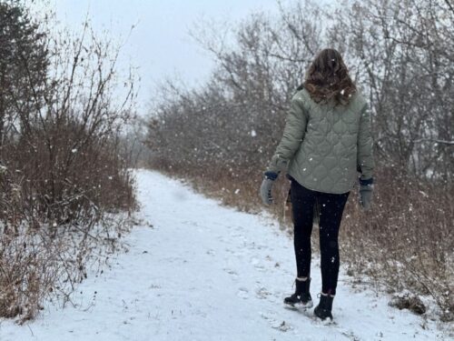 Joas Park Nature Preserve Winter Snow Hike Chippewa County