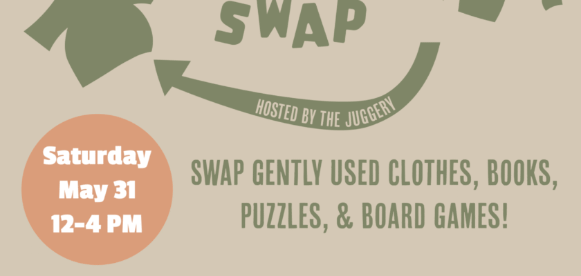 Spring Clothing Swap & Upcycled Art Market @ MOR
