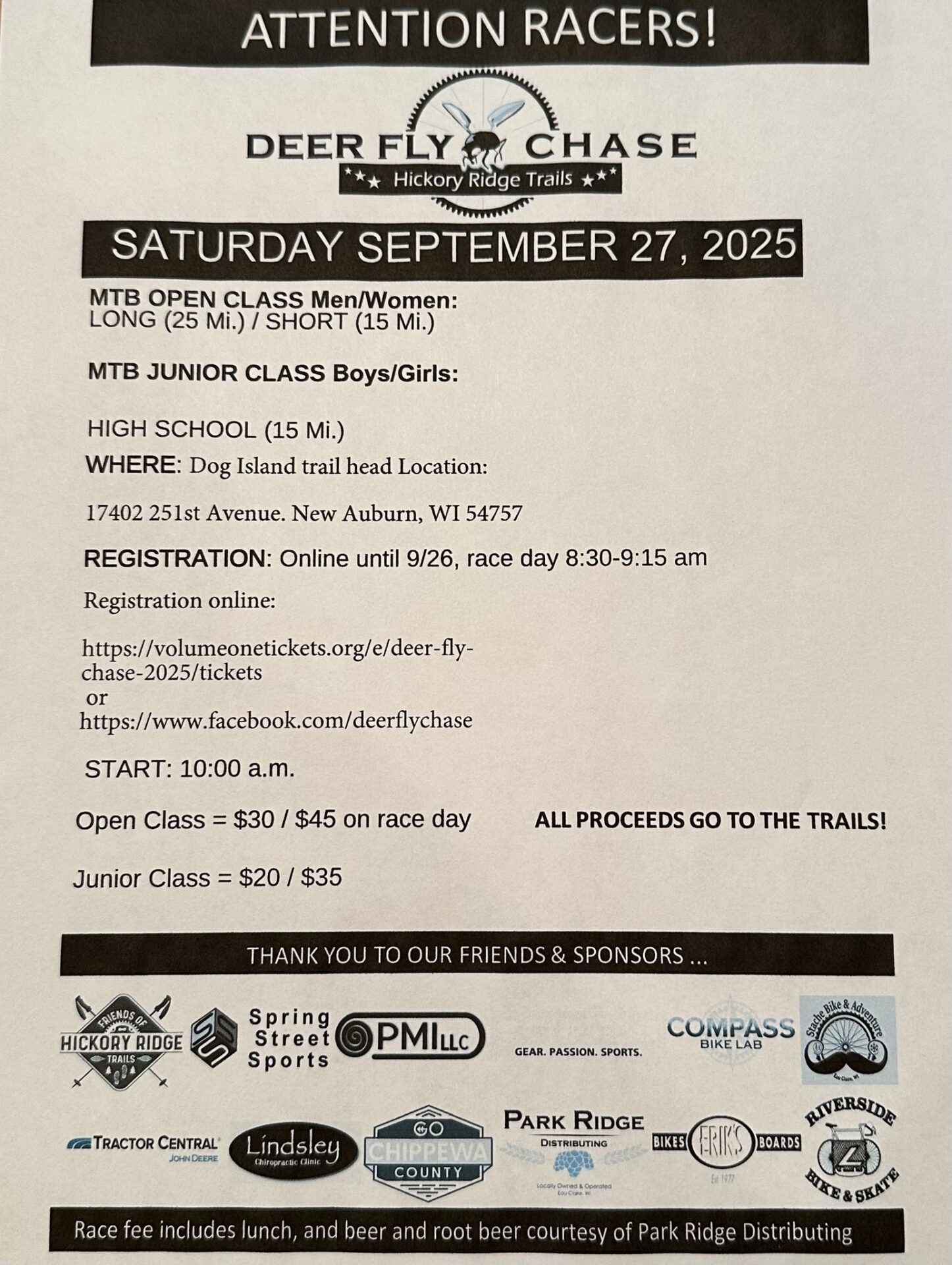 Deer Fly Chase Hickory Ridge Trails » GO Chippewa County Wisconsin