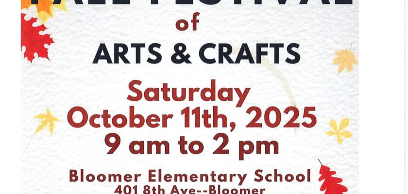 Bloomer Women’s Club 49th Annual Fall Festival of Arts & Crafts