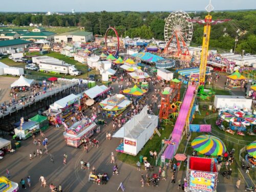 Northern Wisconsin State Fair from above