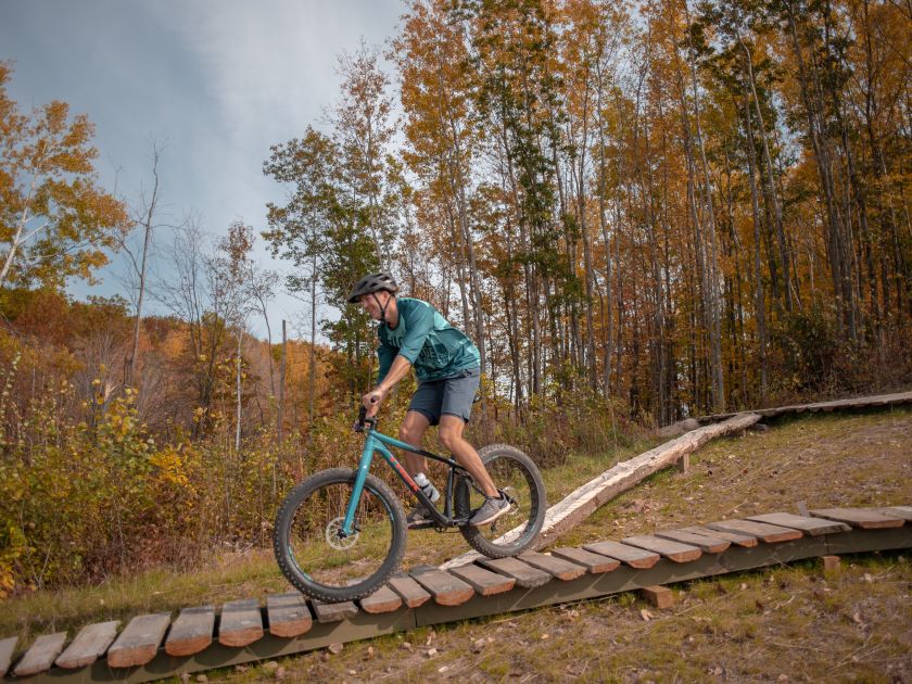 Hickory Ridge Mountain Biking Fall Colors